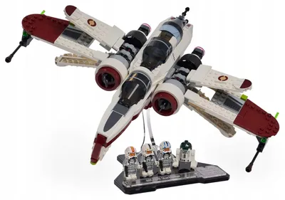 Obrázok produktu pre Čierna stojacia podložka pre LEGO® 75402 Star Wars – ARC-170 Starfighter™