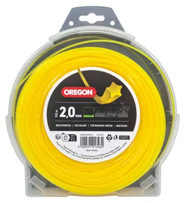 Image de Fil pour débroussailleuse Oregon jaune Starline 2,0 mm 155 mètres (69-448-Y)
