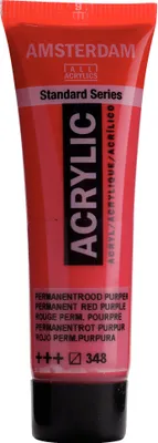 Immagine prodotto di Amsterdam Serie Standard Tubo di vernice acrilica 20 ml Rosso permanente Viola 348