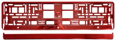 Obrázok produktu pre Compass 91562 - Podložka pod tabuľku s evidenčným číslom ČERVENÁ metalíza