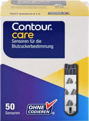 Produktbild von Contour Care Sensoren Pack: Blutzuckerteststreifen 50 Stück