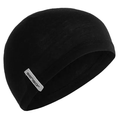 Zdjęcie produktu dla Czapka Sensor Merino Active Under – pod kask czarna 19200066