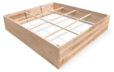 Produktbild von IvoQ Erhöhtes Hochbeet aus Holz – Perfekt für deinen Quadratmeter Garten – Langlebig und Stilvoll