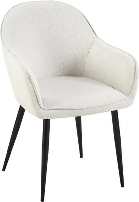 Produktbild von CLP Esszimmerstuhl Boise mit Robustem Metallgestell creme