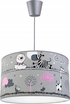 Produktbild von Loft Deckenhängelampe Für Kinder, Led-Lampenschirm