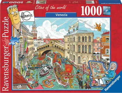 Produktbild von Puzzel 1000 stukjes Fleroux - Venetie