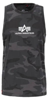 Produktbild von Alpha Industries Basic Camo top für Herren Black Camo