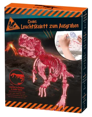 Produktbild von Moses Original Leuchtendes Skelett Zum Ausgraben 2 Sortiert Durchsichtig Durchsichtig One Size