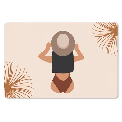 Produktbild von MuchoWow® Mauspad Mousepad Sommer - Frauen - Kleidung 27x18 cm - Mousepads - Maus Mat - Pad - Mausunterlage - Büroartikel - Desk Matten