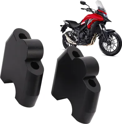 Obrázok produktu pre 2 ks hliníkové svorky na riadidlá ako náhrada za CB500F CB500X 2013-2017, čierne