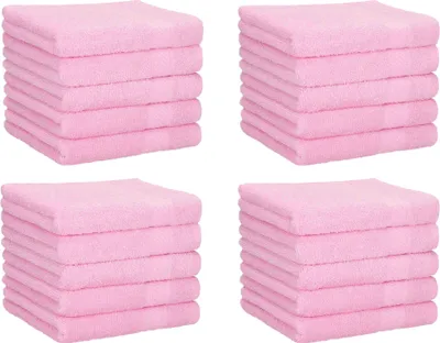 Produktbild von Betz 20 Stück Seiftücher 30x30 cm PALERMO 100% Baumwolle  Farbe: rose