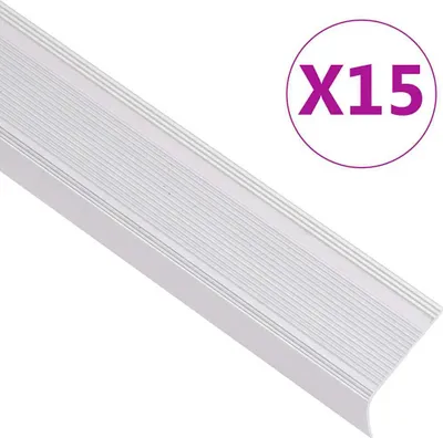 Produktbild von Möbel Treppenkantenprofile in L-Form 15 Stk. Aluminium 90 cm Silbern 2025