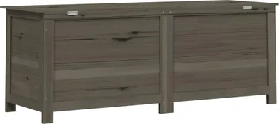 Produktbild von vidaXL Outdoor-Kissenbox Anthrazit 150x50x56 cm Massivholz Tanne