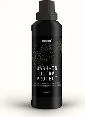 Produktbild von eco:fy Wash-In Ultra Protect Einwaschimprägnierung Imprägniermittel Textil Imprägnierung für Outdoor- & Funktionskleidung Baumwolle Synthetik Membran Leder Gore-Tex Sympatex Softshell