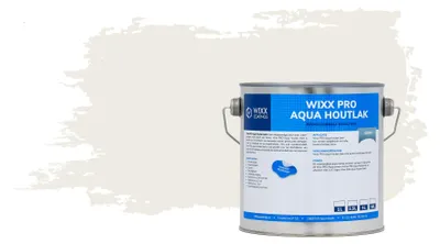Productafbeelding van Wixx PRO Aqua Houtlak Satin - RAL 9010 | Zuiver Wit - 20L