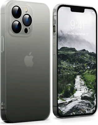 Produktbild von Ombre Grau Grüne Hülle Für Iphone 13 Pro 6.1'