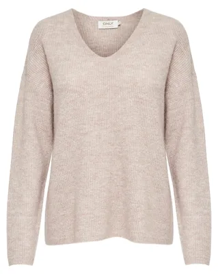 Produktbild von ONLY 15204588, Pullover, Erwachsener, Weiblich, Beige, M, Einfarbig