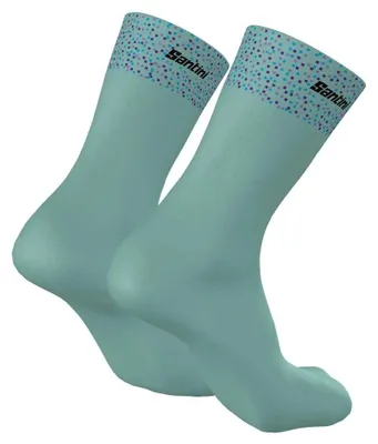 Image de Santini Trek Factory Racing, chaussettes pour l'année 2026, couleur verte, taille européenne 40-43. Vert, taille européenne 40-43