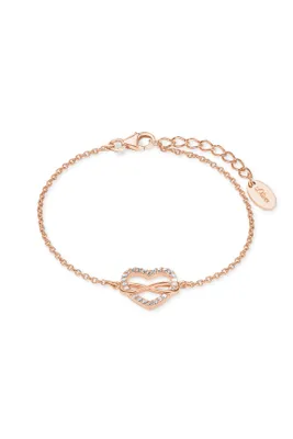 Zdjęcie produktu dla Armband mit Herz Anhänger rosévergoldet - s.Oliver Jewelry Modell: 2020990