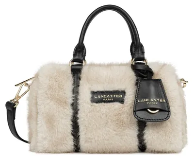 Image de Lancaster Sac polochon Zippé S Moumoute Ecru - Noir