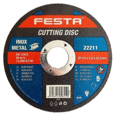 Zdjęcie produktu dla tarcza do cięcia metalu 115x1x22,2