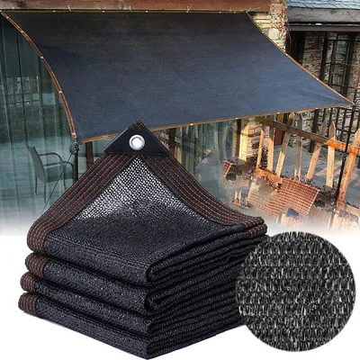 Obrázok produktu pre Tieniaca sieť 4x4 m, 90% tienenie, UV odolná, s očkami, pre pergolu