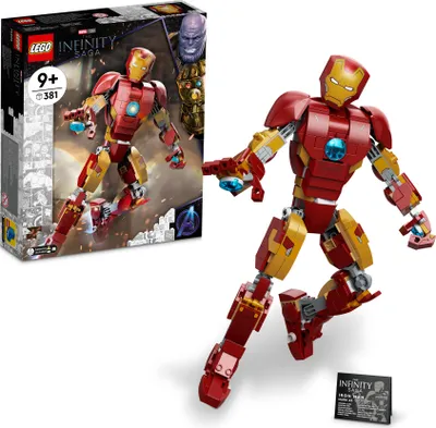 Obrázek produktu pro LEGO Marvel Super Heroes Figurka Iron Mana, Sada na stavění, 9 rok/roky, Plast, 381 kusů, 440 g