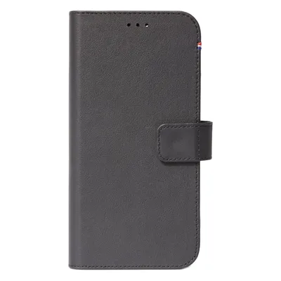 Produktbild von Decoded Echtlederhülle mit Standfunktion Apple iPhone 12 Mini – Schwarz
