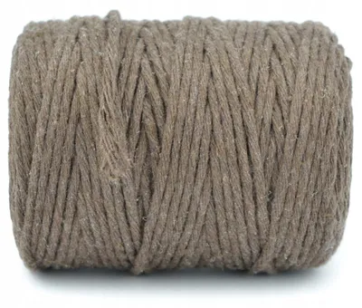 Produktbild von Clanstore Baumwollschnur für Makramee 2mm 150m braun