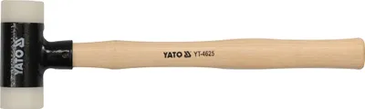 Obrázek produktu pro Yato YT-4625, Kladivo bez zpětného rázu, Polyuretan (PU), Dřevo, Černá, Dřevo, 35 cm, 430 g