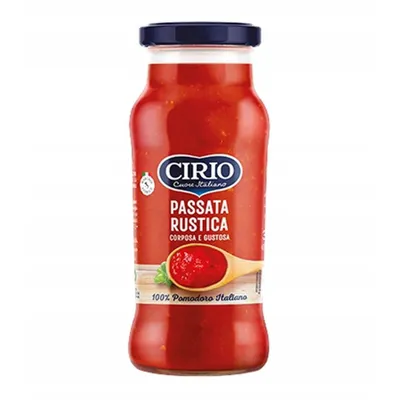 Obrázek produktu pro Cirio Passata Rustica 350 g italská rajčatová omáčka
