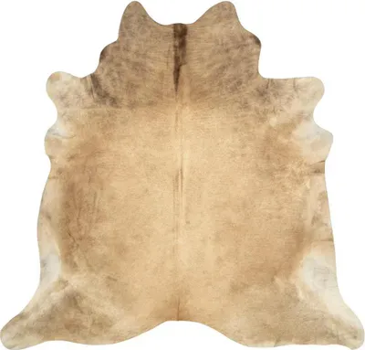 Produktbild von vidaXL Teppich Echtes Rindsleder Beige 180x220 cm