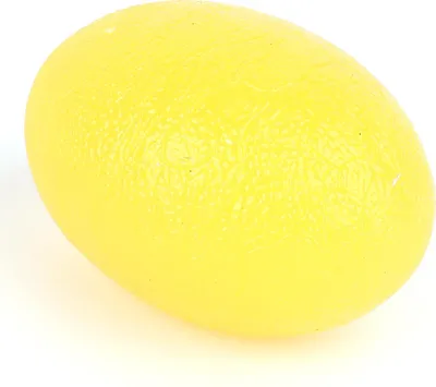 Produktbild von Silikon-Massage-Therapie-Griffball für Handgelenk-Finger-Krafttraining, Stressabbau (Gelb 15)