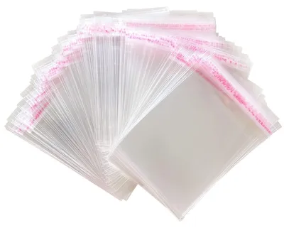 400 selbstklebende OPP-Beutel, 10x14 cm, transparent, wiederverschließbar