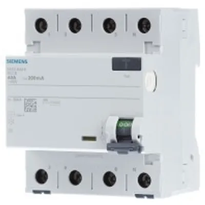 Produktbild von Siemens RCD 4-pólový 40 A 400 V 5SV3644-6 (5SV3644-6)
