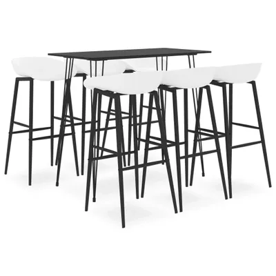 Produktbild von 7-tlg. Bar-Set Schwarz und Weiß