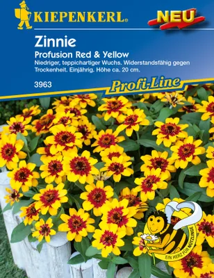 Produktbild von Kiepenkerl Zinnie Profusion Red & Yellow