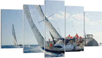 Produktbild von Bild auf Leinwand - Leinwandbild - Segelschiff Meer - 160x85cm - Wand Bild - Wanddeko - Wandbilder - Leinwanddruck - Bilder - Kunstdruck - Wanddekoration - Leinwand bilder - Wandkunst - EA160x85-4032