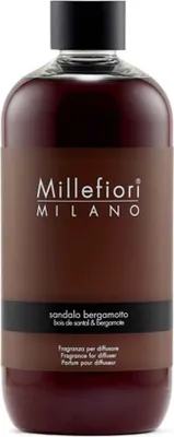 Zdjęcie produktu dla Millefiori MILANO Natural Sandalo Bergamotto uzupełniacz do pałeczek zapachowych 500 ml