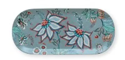 Produktbild von PIP STUDIO Flower Festival Tortenplatte Light Bl. 33,3x15,5cm