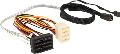 Immagine prodotto di DELOCK Cavo SAS Mini SAS HD -> 4x SAS 29Pin St/Bu 0,50m