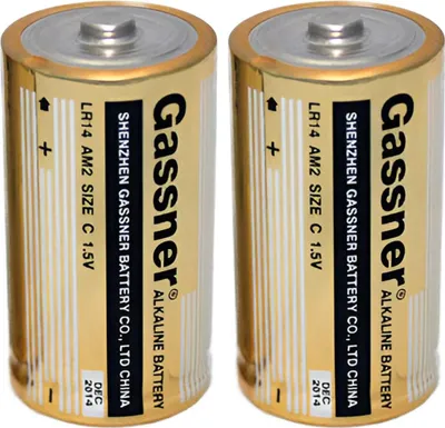 Immagine prodotto di 2 X Batteria Mezza Torcia Tipo C Lr14 Am2 1.5v Pila Giocattoli Mn1400 Alcalina