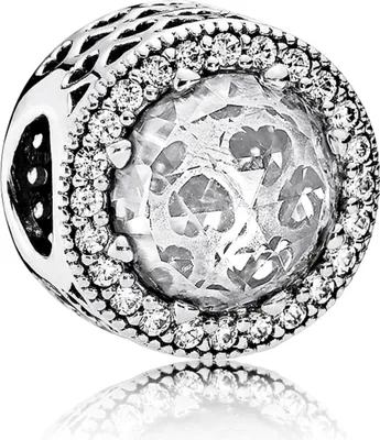 Produktbild von Pandora 791725CZ Charm Strahlenkranz der Herzen Silber