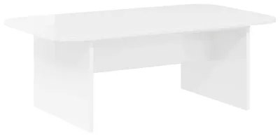 Obrázek produktu pro vidaXL Konferenční stolek vysoký lesk bílý 93 x 53 x 33 cm materiál na bázi dřeva