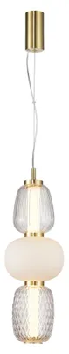 Zdjęcie produktu dla Lampa wisząca LED 28W ERIS PND-98374-28W-GD Italux