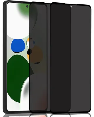 Produktbild von 2-Pack Xiaomi Poco X5 Pro Displayschutzfolie Privacy - Gehärtetes Glas 9H - Super Qualität 3D