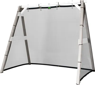 Immagine prodotto di AXI SportsFun 4-in-1 in grigio/bianco | Telaio 4-in-1 per swing, calcio, pallavolo e tennis | Swing Frame & Net per vari sport