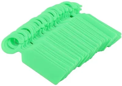 Obrázek produktu pro Opakovaně použitelné, voděodolné, plastové štítky s názvy rostlin, 100 kusů, ideální pro označování rostlin.