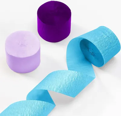 Zdjęcie produktu dla Papier krepowy krepina rozciągliwa gruba bibuła girlanda 6 szt