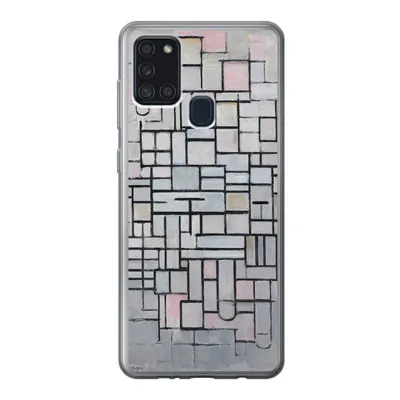Produktbild von MuchoWow® Handyhülle Schutzhülle Hülle für Samsung Galaxy A21s Komposition 6 - Piet Mondrian Silikon Softcase Handy Hülle - Hartschale